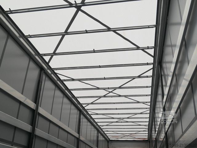 Открытый полуприцеп с тентом KÖGEL SN 24, Edscha, Luft-Lift,  Palettenkasten, BPW