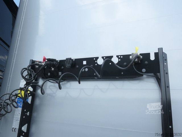 Открытый полуприцеп с тентом KÖGEL SN 24, Edscha, Luft-Lift,  Palettenkasten, BPW