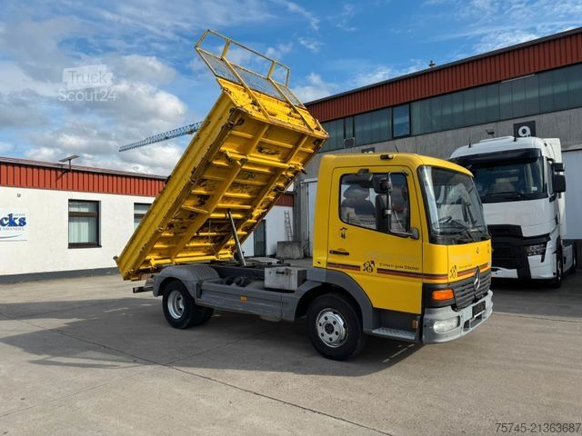 Driezijdige kipper bestelwagen MERCEDES-BENZ ATEGO 815 * MEILLER KIPPER * WENIG KM * 1. HAND