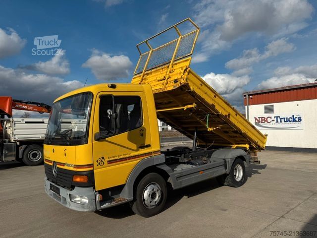 Driezijdige kipper bestelwagen MERCEDES-BENZ ATEGO 815 * MEILLER KIPPER * WENIG KM * 1. HAND