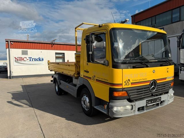 Driezijdige kipper bestelwagen MERCEDES-BENZ ATEGO 815 * MEILLER KIPPER * WENIG KM *  1. HAND