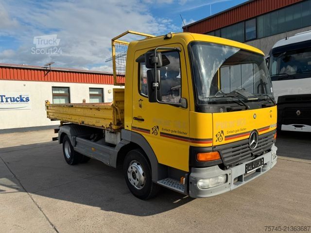 Driezijdige kipper bestelwagen MERCEDES-BENZ ATEGO 815 * MEILLER KIPPER * WENIG KM * 1. HAND