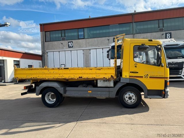 Driezijdige kipper bestelwagen MERCEDES-BENZ ATEGO 815 * MEILLER KIPPER * WENIG KM * 1. HAND