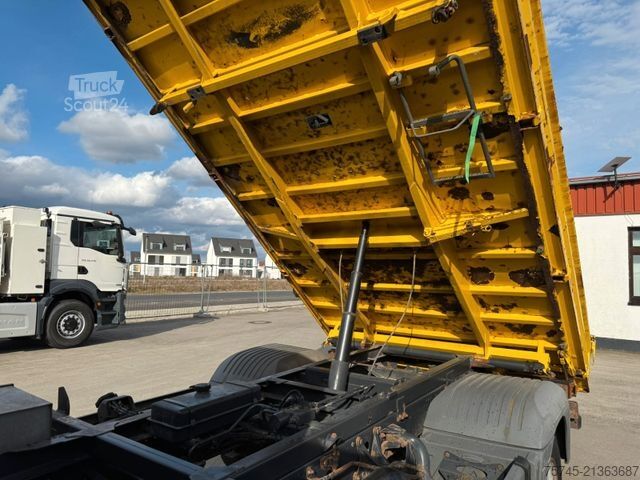 Driezijdige kipper bestelwagen MERCEDES-BENZ ATEGO 815 * MEILLER KIPPER * WENIG KM * 1. HAND