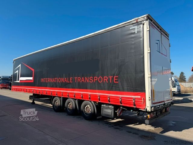 Åben sættevogn med presenning KÖGEL S24-1 *  * SAF-ACHSEN * VOLUMEN *ÜBERBREITE