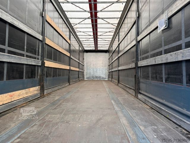 Åben sættevogn med presenning KÖGEL S24-1 *  * SAF-ACHSEN * VOLUMEN *ÜBERBREITE