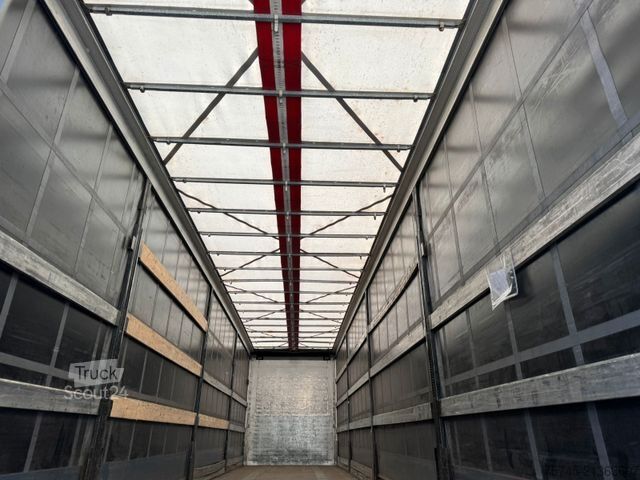 Åben sættevogn med presenning KÖGEL S24-1 *  * SAF-ACHSEN * VOLUMEN *ÜBERBREITE