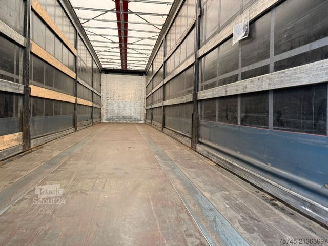 Åben sættevogn med presenning KÖGEL S24-1 *  * SAF-ACHSEN * VOLUMEN *ÜBERBREITE