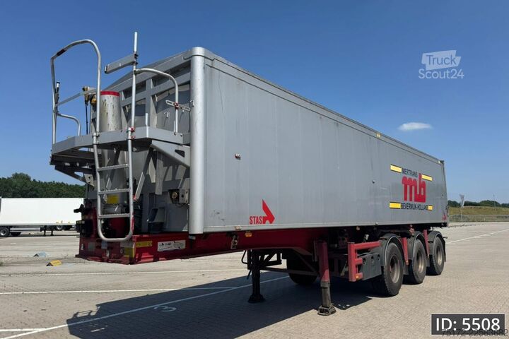 Ribaltabile Stas SA345K / 50m3 / 10T axle / Steering axle / Lift...