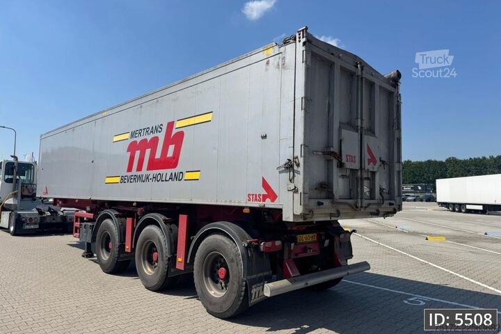 Ribaltabile Stas SA345K / 50m3 / 10T axle / Steering axle / Lift...