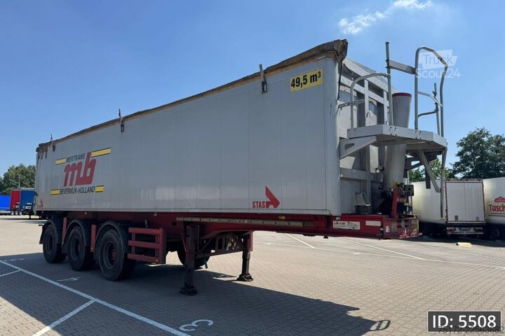 Ribaltabile Stas SA345K / 50m3 / 10T axle / Steering axle / Lift...