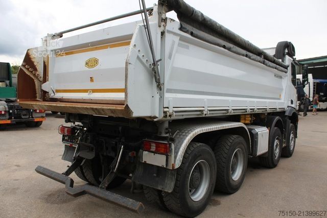 Háromirányú billenő teherautó MERCEDES-BENZ 3545 8x4 BB DM. AHK Nr.: 336