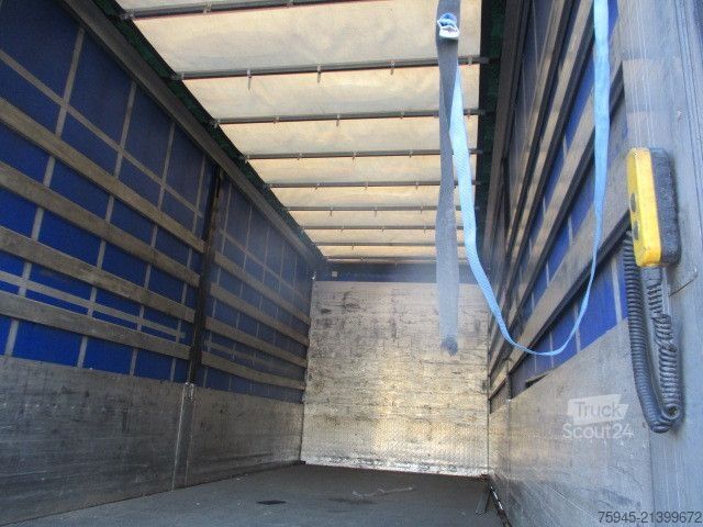 Autocarro con pianale e telone MAN TGM 18.320, LBW BÄR, TÜV bis 04/2027