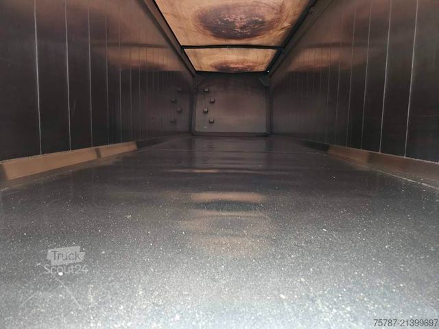 Semi-remorque benne REISCH 49 cbm, Pendelklappe, Lift, Lastmanometer, BPW