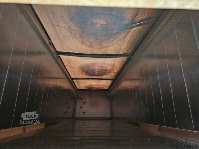 Semi-remorque benne REISCH 49 cbm, Pendelklappe, Lift, Lastmanometer, BPW