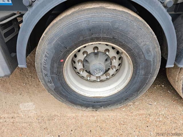 Semi-remorque benne REISCH 49 cbm, Pendelklappe, Lift, Lastmanometer, BPW