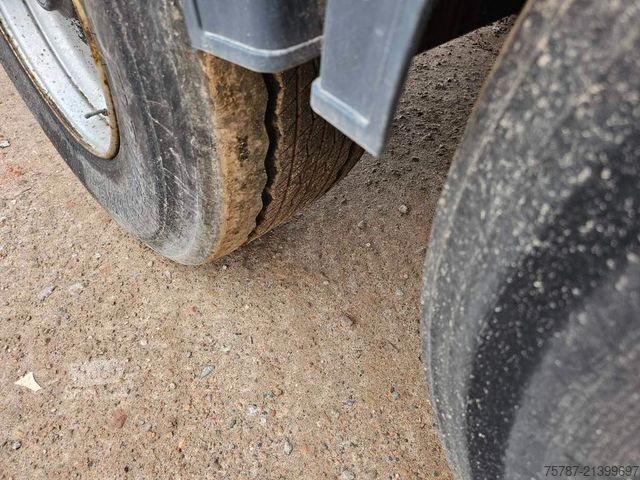 Semi-remorque benne REISCH 49 cbm, Pendelklappe, Lift, Lastmanometer, BPW