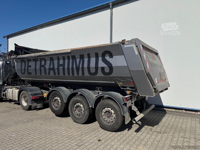 Semi-remorque benne FLIEGL 3 Achs Stahl 24,5 cbm Stone Master light
