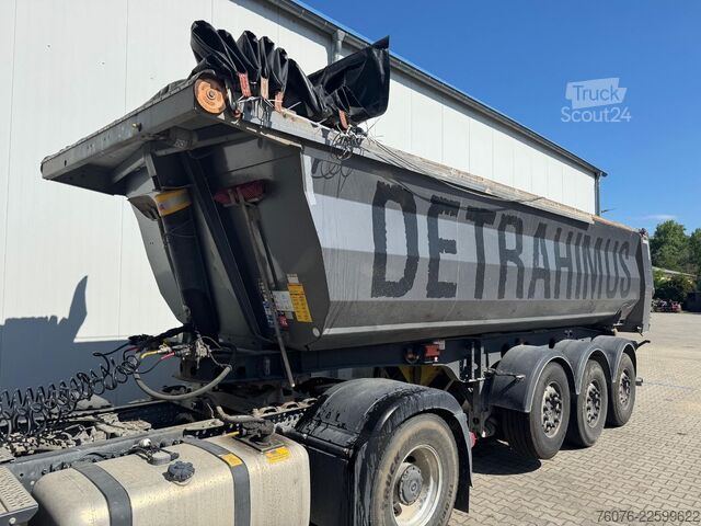 Semi-remorque benne FLIEGL 3 Achs Stahl 24,5 cbm Stone Master light