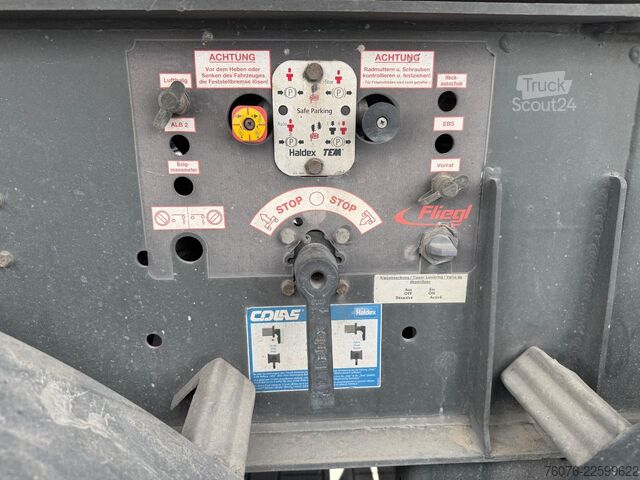 Semi-remorque benne FLIEGL 3 Achs Stahl 24,5 cbm Stone Master light
