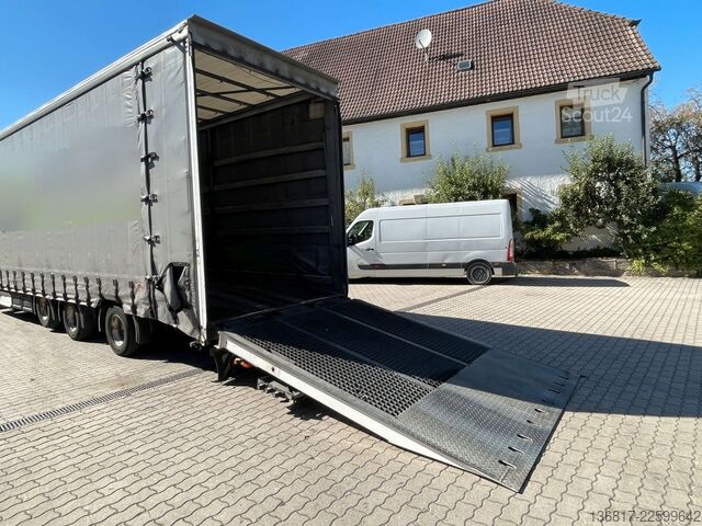 Remorque surbaissée FLIEGL SDS410 Tieflader Gardine Jumbo Plane Lenkachse