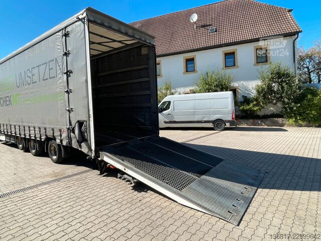 Remorque surbaissée FLIEGL SDS410 Tieflader Gardine Jumbo Plane Lenkachse
