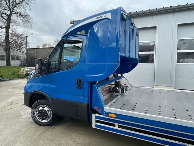Furgons ar kasti Iveco Daily 50C18 + 3-Achser Fahrzeugtransport