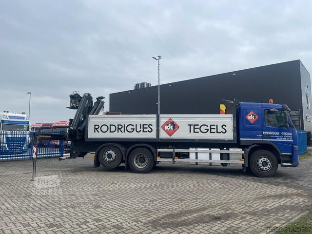 Plateforme de chargement ouverte Volvo FM 440 6x2 / Platform / Hiab 166 D-3 Pro Crane-...