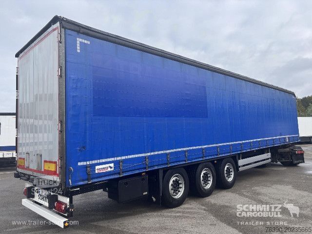 Brandalı açık yarı römork Schmitz Cargobull Semitrailer Curtainsider Standard