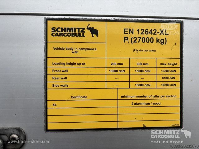 Otevřený návěs s plachtou Schmitz Cargobull Semitrailer Curtainsider Standard