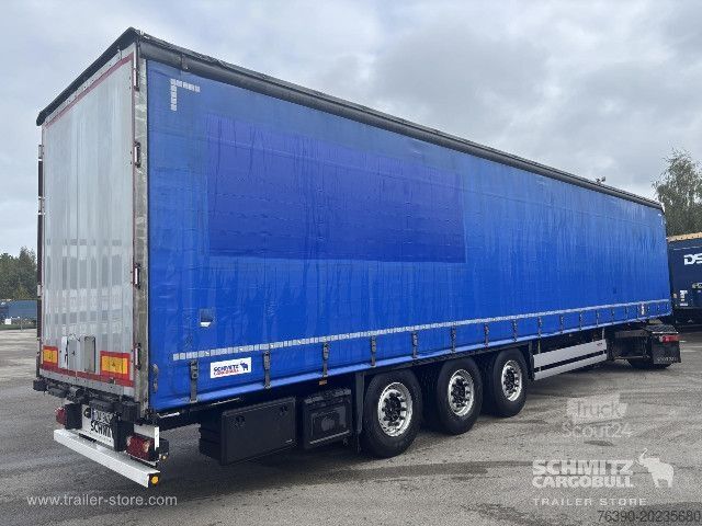 Brandalı açık yarı römork Schmitz Cargobull Semitrailer Curtainsider Standard