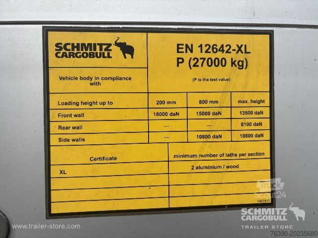 Atvira puspriekabė su tentu Schmitz Cargobull Semitrailer Curtainsider Standard