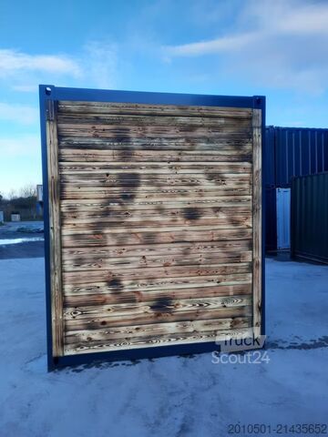 20-футовый контейнер-курятник 20 Fuß Hühnerstall Container Stall Hühner Zwinger Käfig 6 Meter