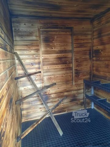 20-футовый контейнер-курятник 20 Fuß Hühnerstall Container Stall Hühner Zwinger Käfig 6 Meter