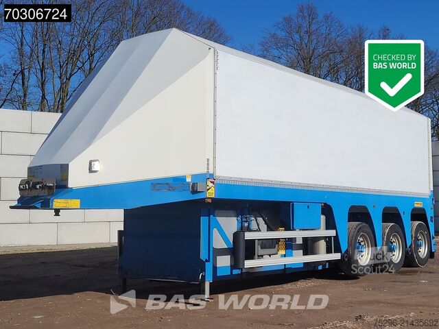 Faymonville F-S43-1EBB chargeur intérieur pour verre avec essieu relevable Faymonville F-S43-1EBB Glass Innenlader Lifting Axle