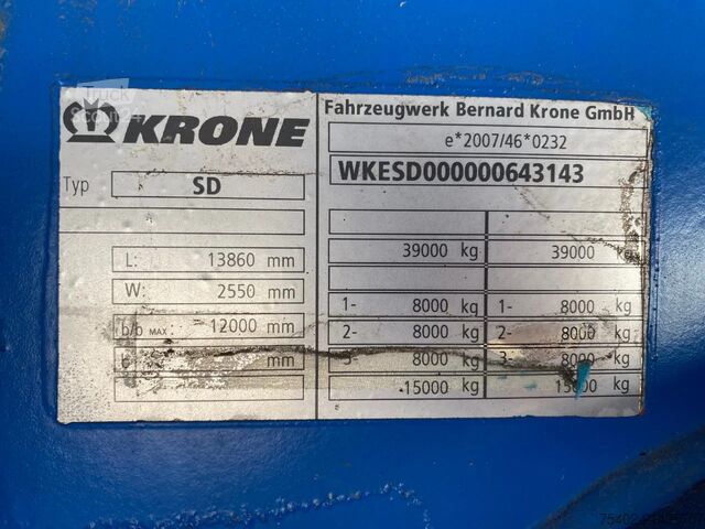 Valise Krone SD / Box / Damaged / SAF + Disc