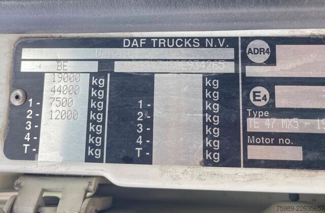 Štandard-SZM DAF XF 105.460 EURO 5, RETARDER, FRIGO