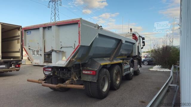 Skip truck Renault Gamme C 450