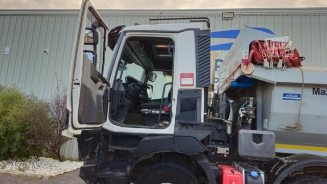 Skip truck Renault Gamme C 450