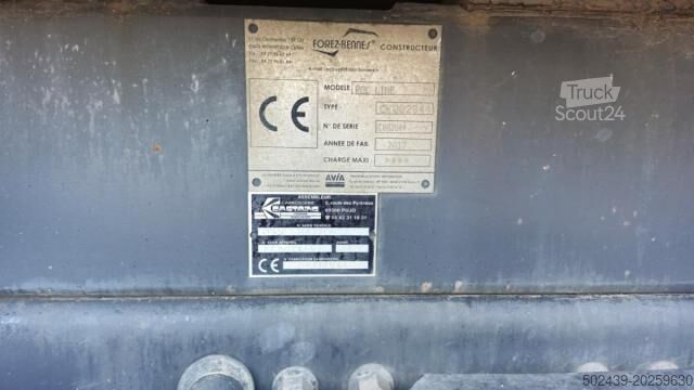 Skip truck Renault Gamme C 450