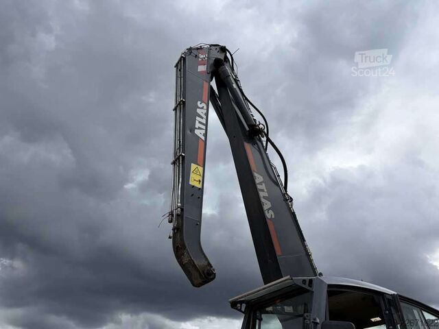 Rokovanje z materialom ATLAS 180MH reloading excavator / joysticks