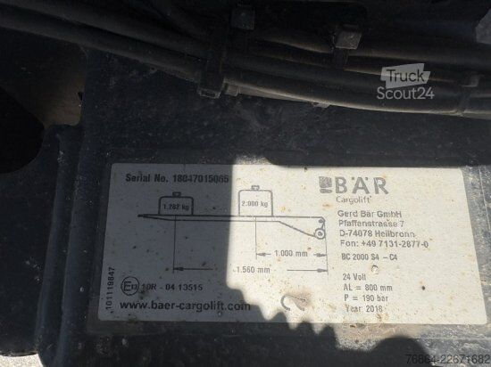 Kompletter Zug IVECO CITY KüHLER, CARRIER 1950 ELEKTROGENERATORBETRIEB üBER SZM,  LADEBORDWAND