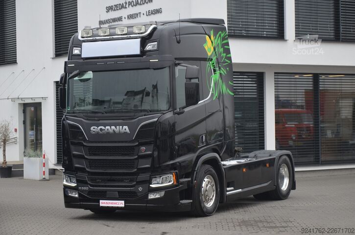  Scania R 580 / V8 / 4 PODUSZKI / KLIMA P NAVI /FULL LED / ACC / 7410