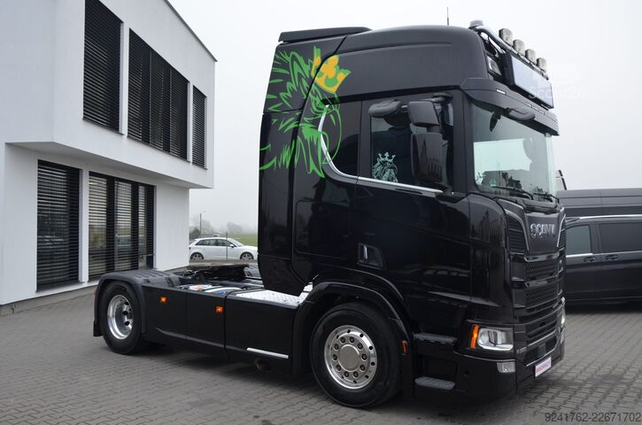  Scania R 580 / V8 / 4 PODUSZKI / KLIMA P NAVI /FULL LED / ACC / 7410