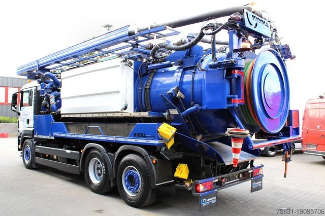 Vakumska cisterna MAN TGS 28.440 6x2 Kroll 14,5m³ W-Rückgewinner KOMBI