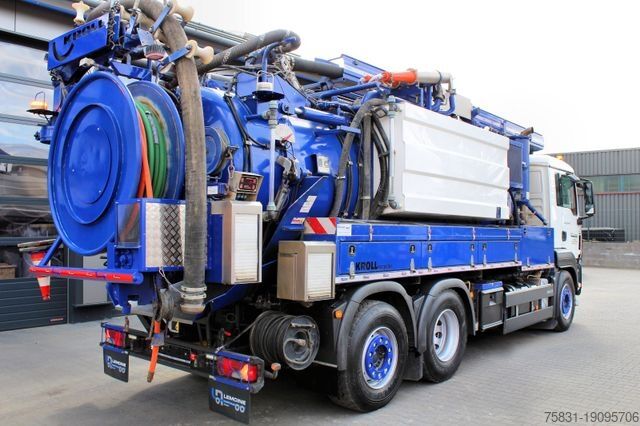Vakumska cisterna MAN TGS 28.440 6x2 Kroll 14,5m³ W-Rückgewinner KOMBI