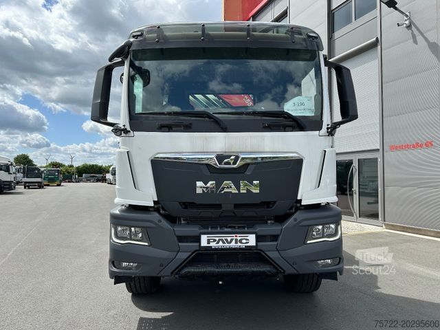 Τρίπλευρο ανατρεπόμενο φορτηγό MAN TGS 26.480 6x4 Krankipper Fassi F255.A.2.24