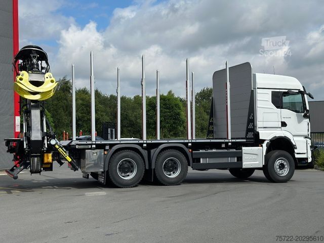 Φορτηγό μεταφοράς ξυλείας MAN TGS 33 520 6x4 BL 3900 Kurzholz Plattform Aufbau