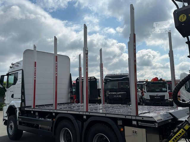 Φορτηγό μεταφοράς ξυλείας MAN TGS 33 520 6x4 BL 3900 Kurzholz Plattform Aufbau