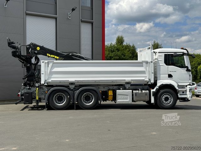 Οι υπολοιποι MAN TGS 33.440 6x4 & Tajfun Liv L150K Recycling Kran